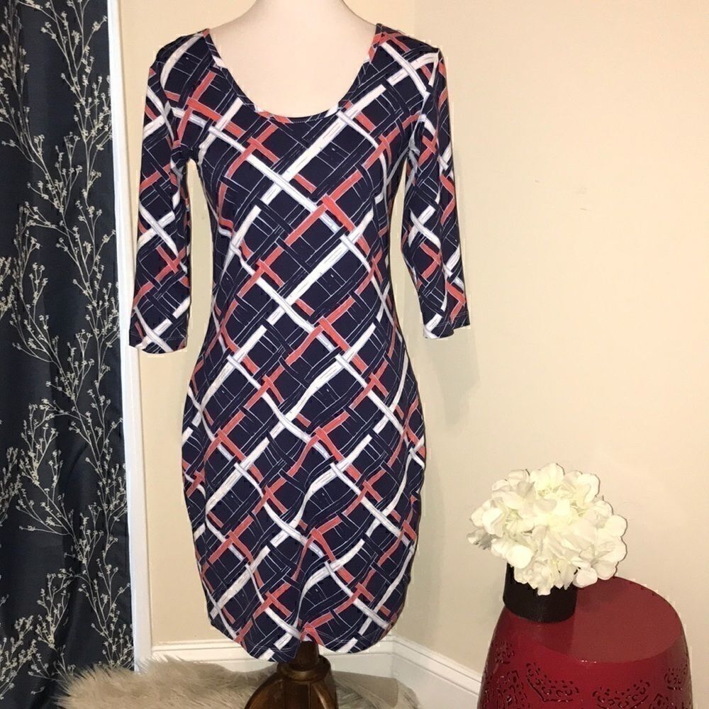 Persifor Kilpatrick Woven Plaid Sheath Dress
